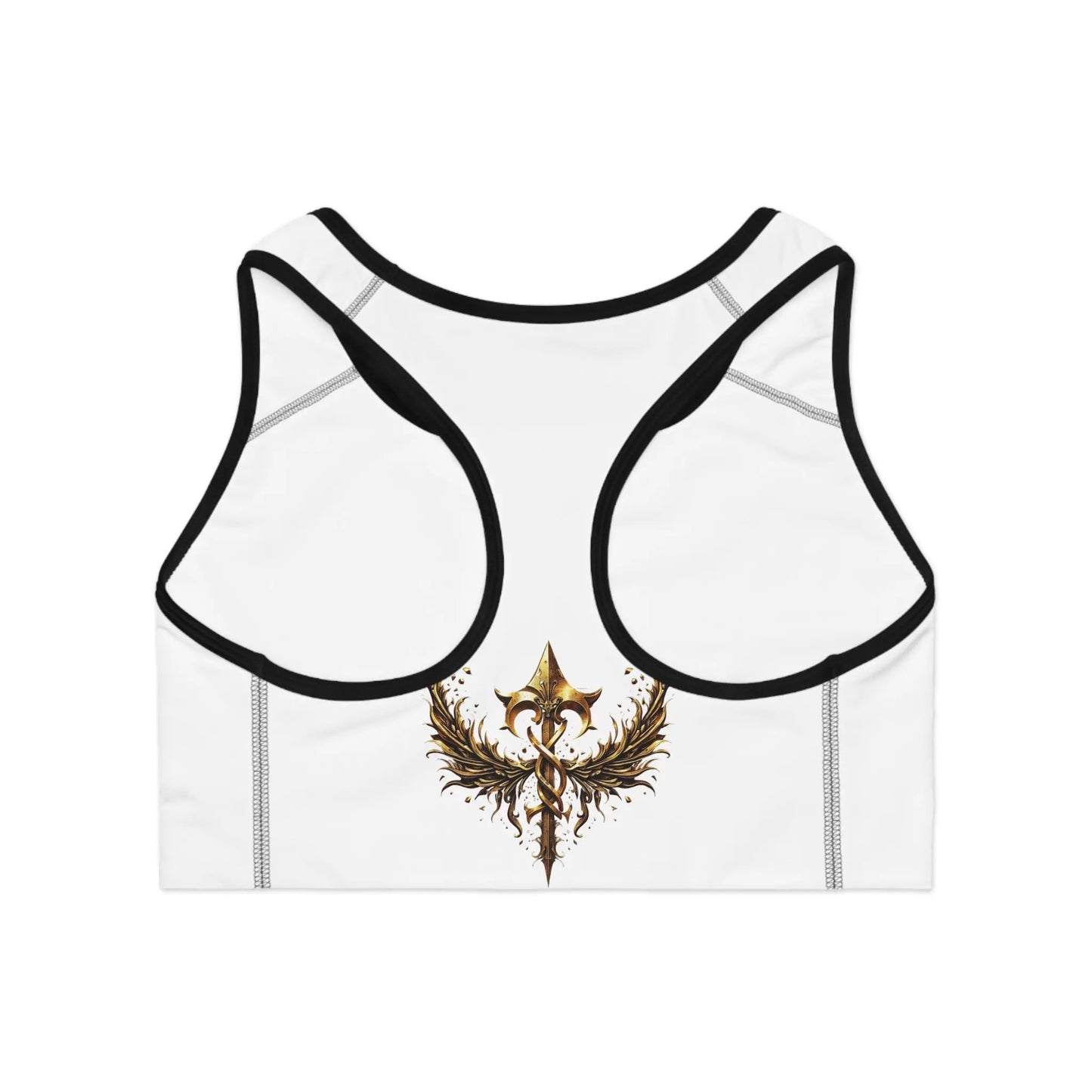 House of JAB - Golden Warrior Anime Sports Bra – House of Jab Exclusive Printify
