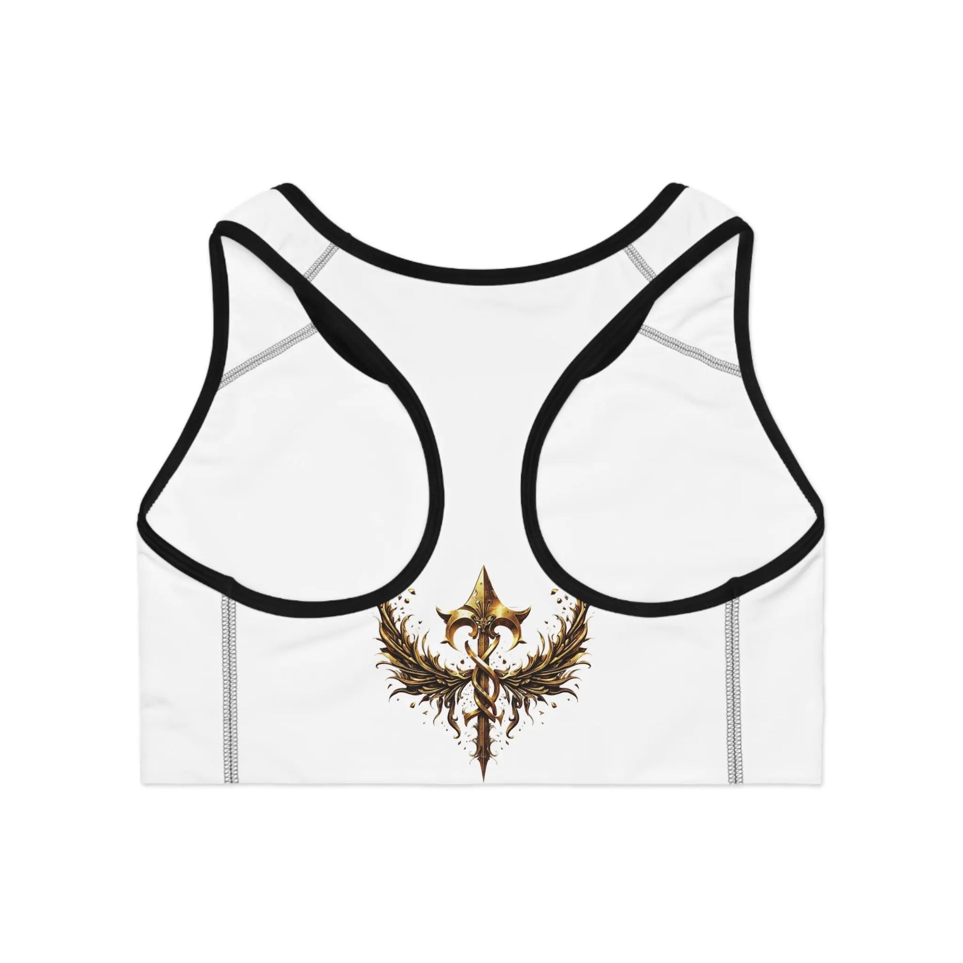 House of JAB - Golden Warrior Anime Sports Bra – House of Jab Exclusive Printify