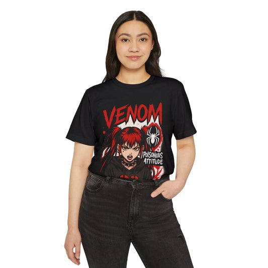 HouseofJAB Venom "Poisonous Attitude" Anime Graphic Tee House of JAB