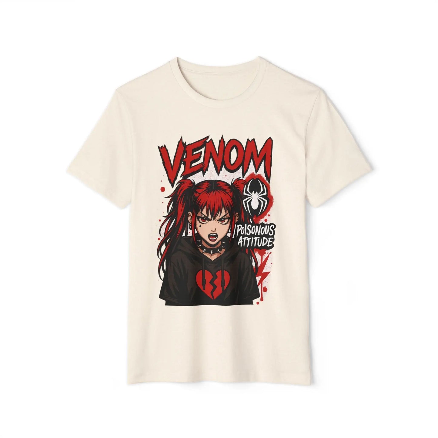 HouseofJAB Venom "Poisonous Attitude" Anime Graphic Tee House of JAB