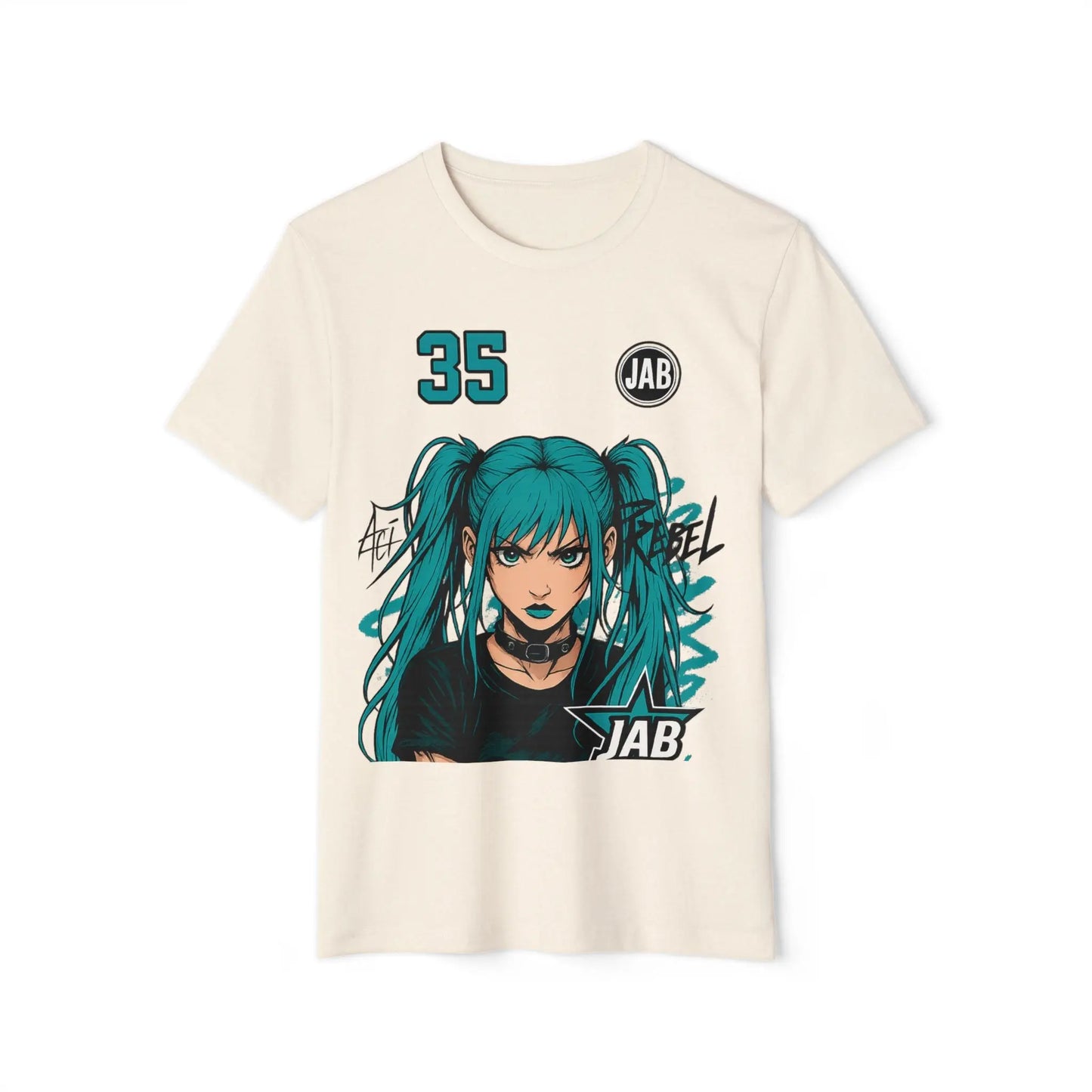 House of JAB Anime Streetwear Graphic Tee – Rebel Power Collection House of JAB