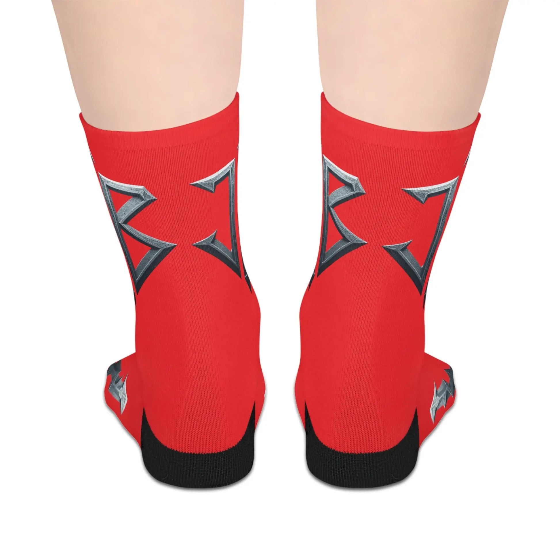 House of JAB, Logo Crew Socks – Red Edition House of JAB