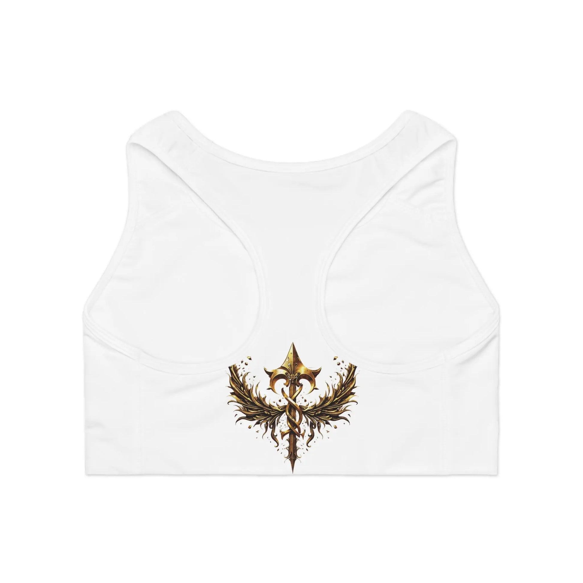 House of JAB - Golden Warrior Anime Sports Bra – House of Jab Exclusive Printify