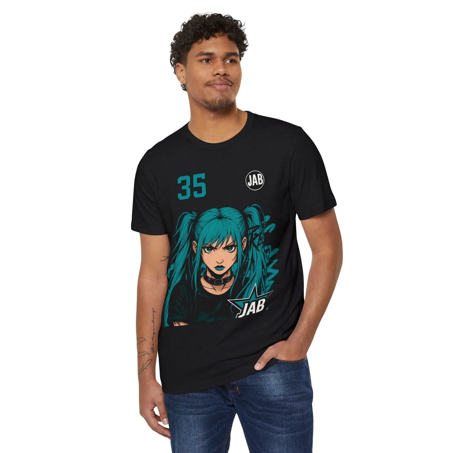 House of JAB Anime Streetwear Graphic Tee – Rebel Power Collection House of JAB