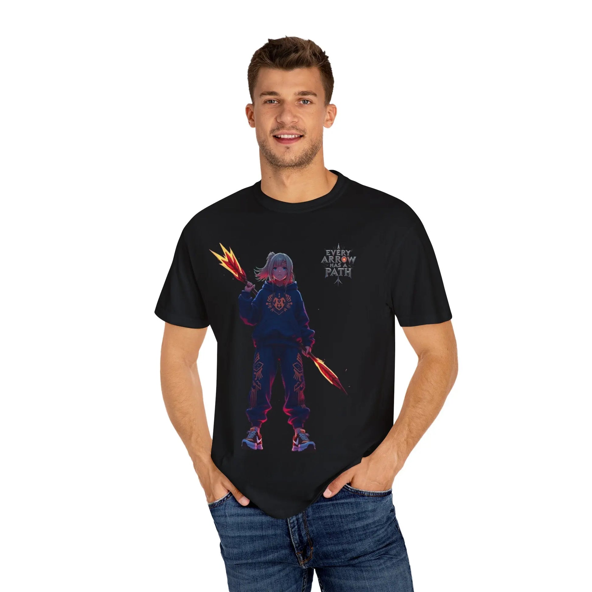 “Every Arrow Has a Path” Anime Warrior Tee Every Arrow Has a Path