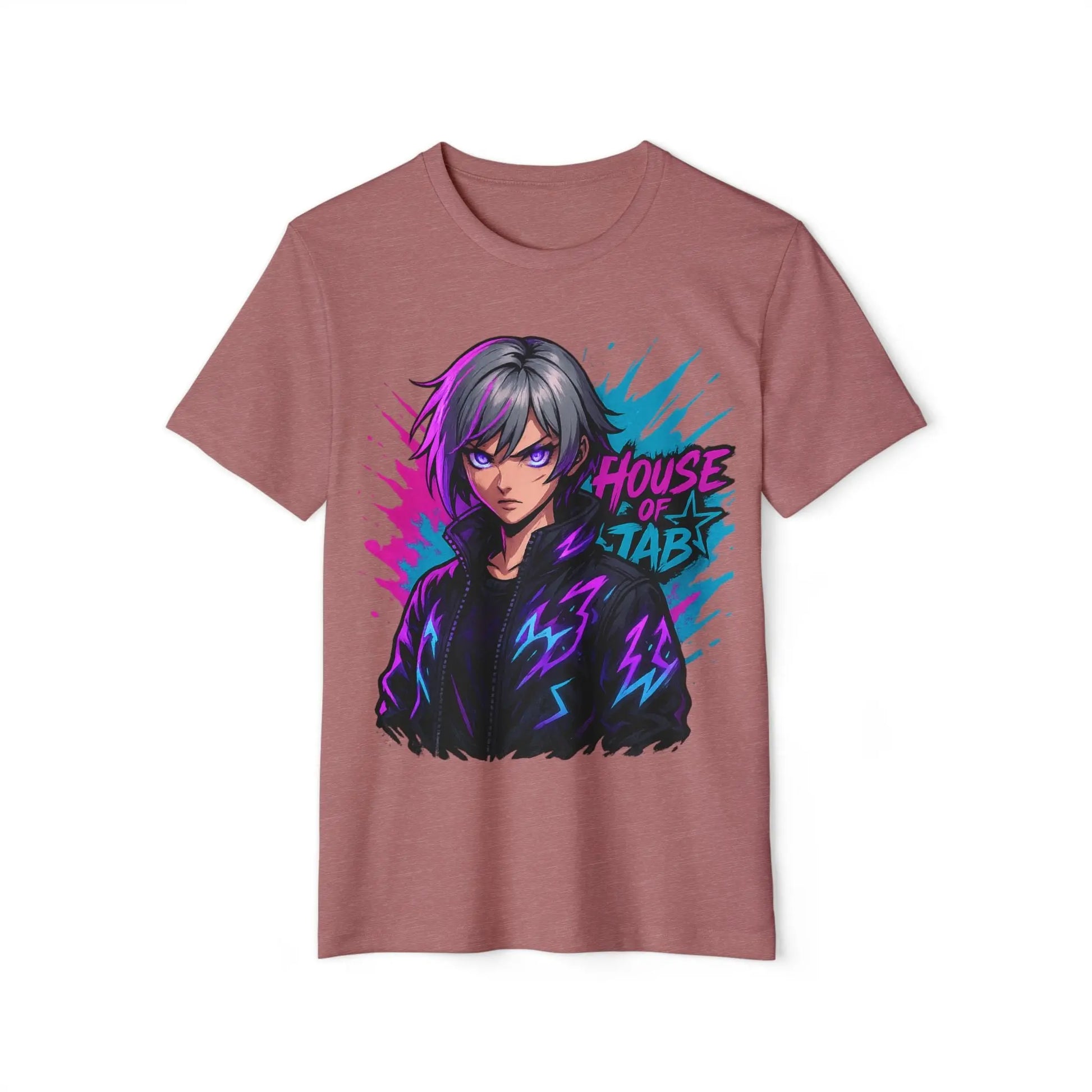 House of JAB Anime Tee – Neon Warrior Streetwear Printify