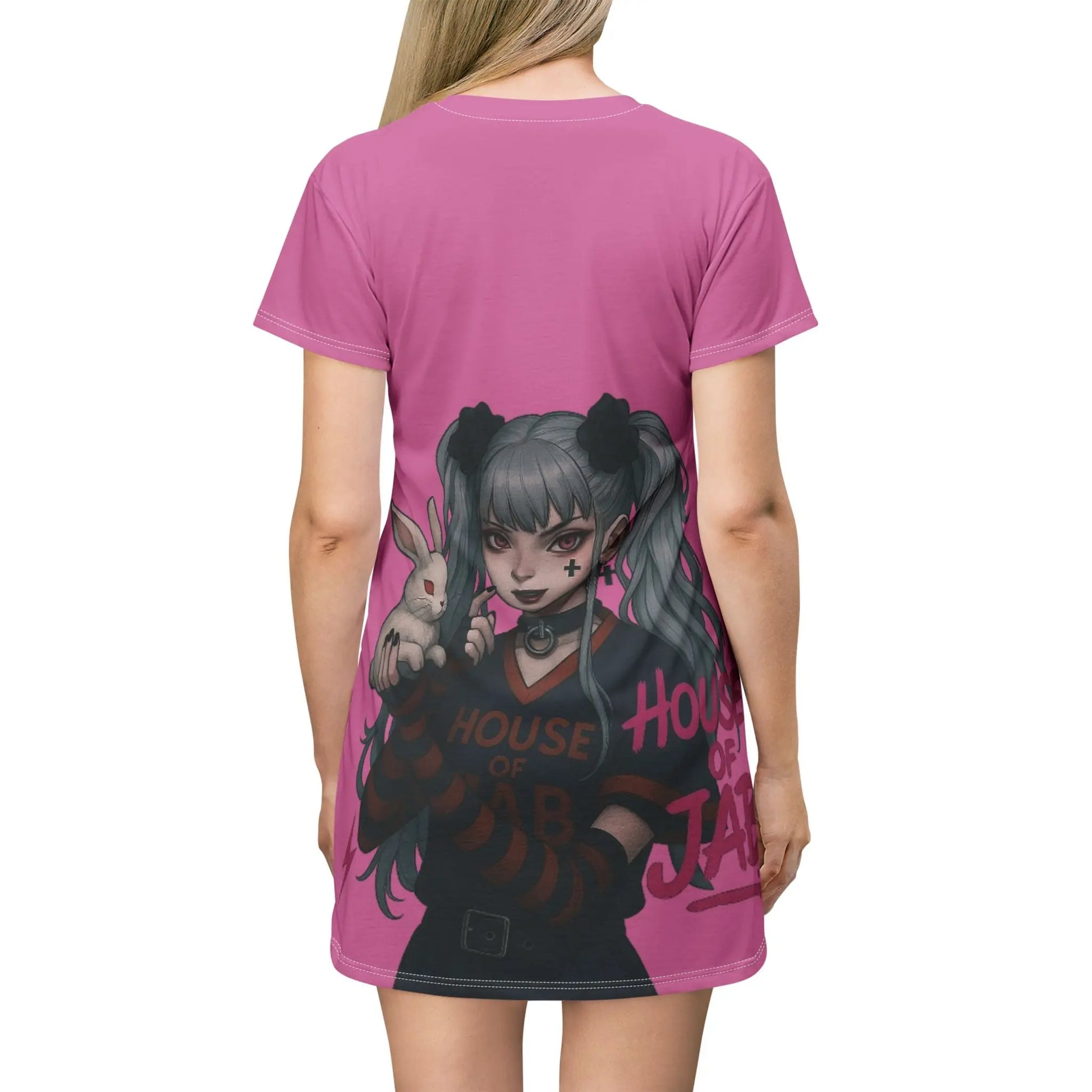 House of Jab | Gothic Anime Oversized Dress Tee House of JAB