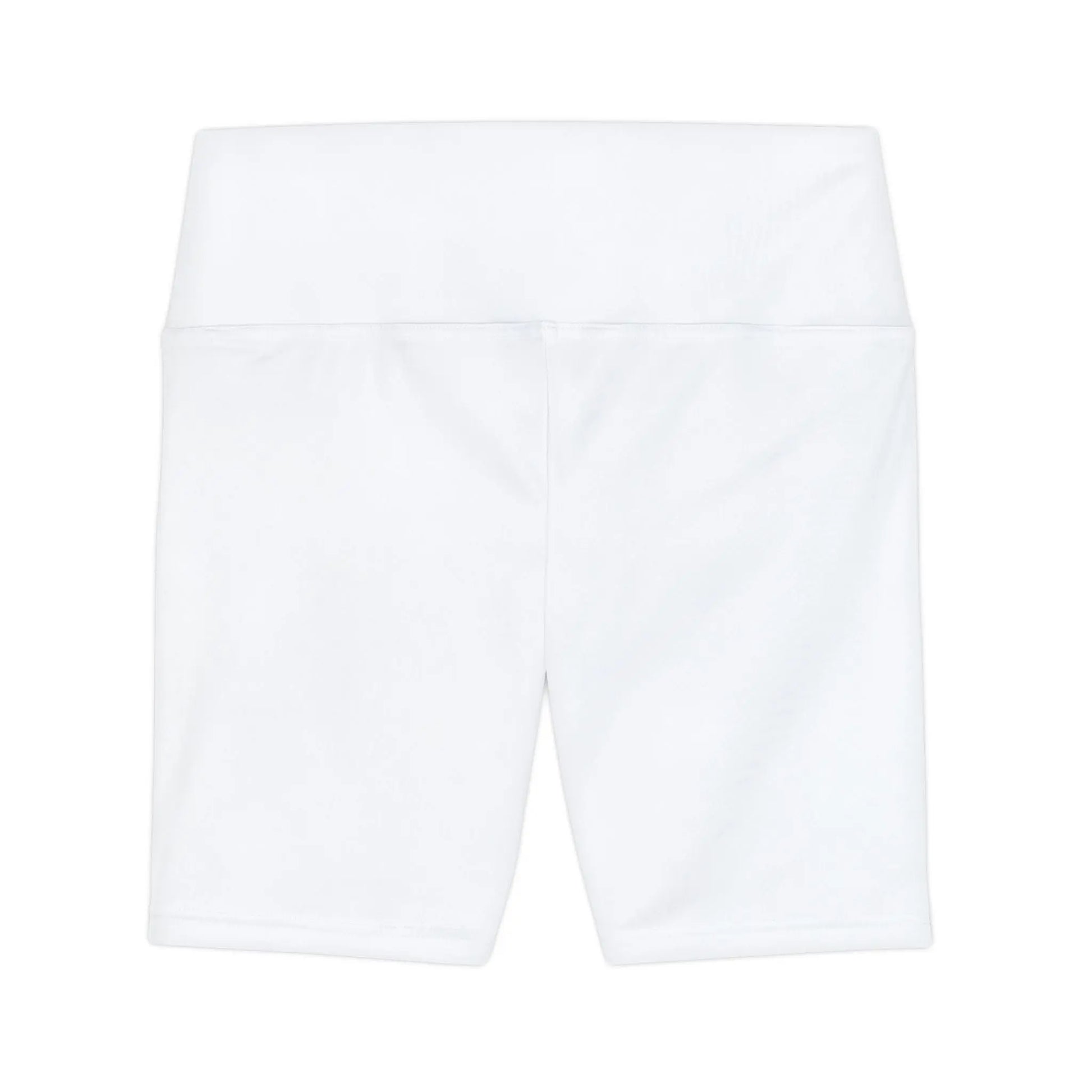 White Biker Shorts with Golden Emblem – HouseOfJab Collection Printify