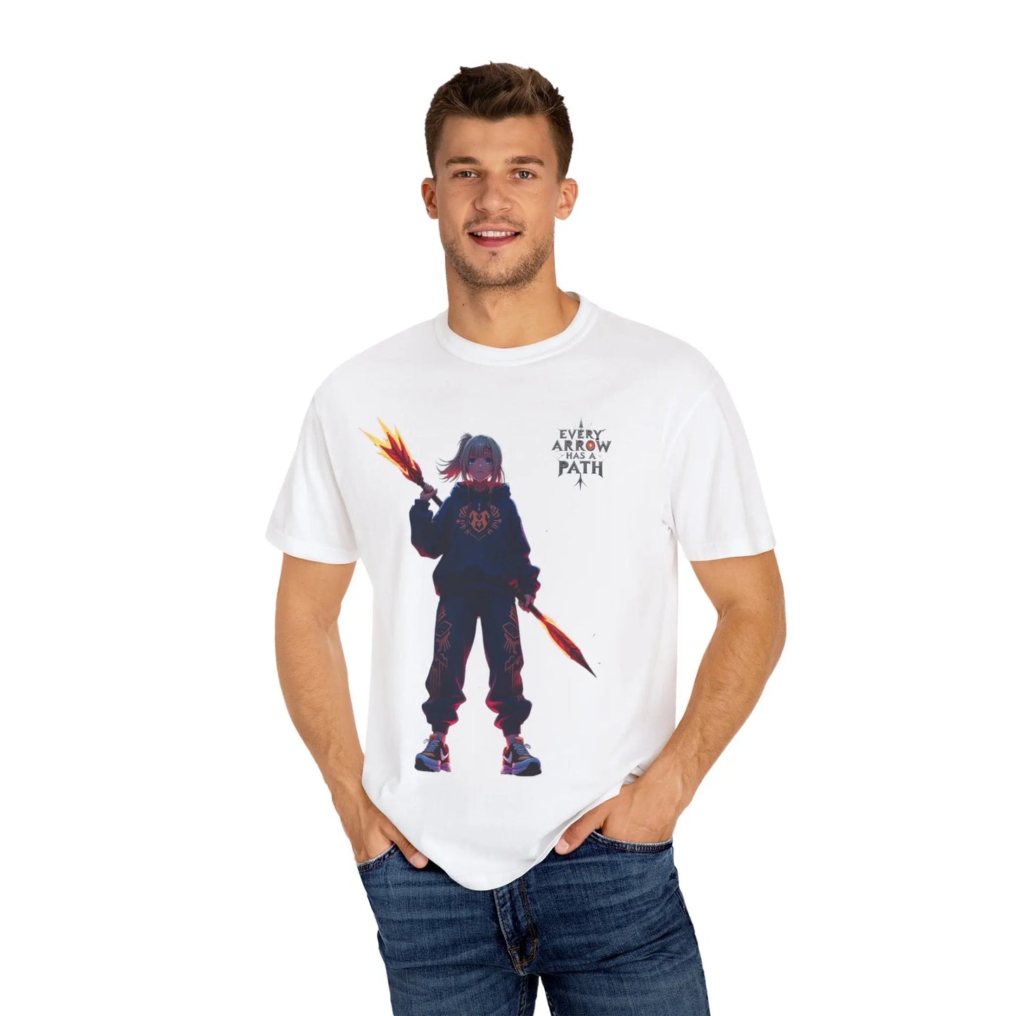 “Every Arrow Has a Path” Anime Warrior Tee Every Arrow Has a Path