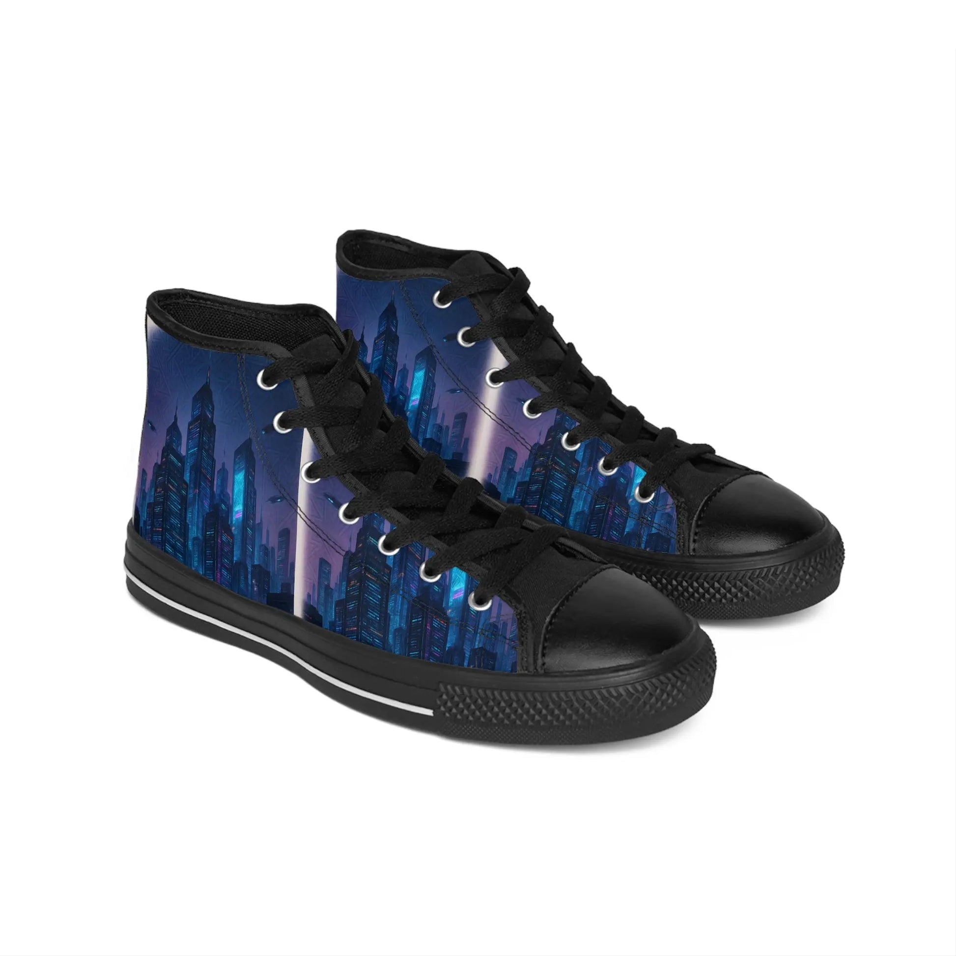 House of JAB - Night City High-Top Sneakers – Black Sole Edition House of JAB
