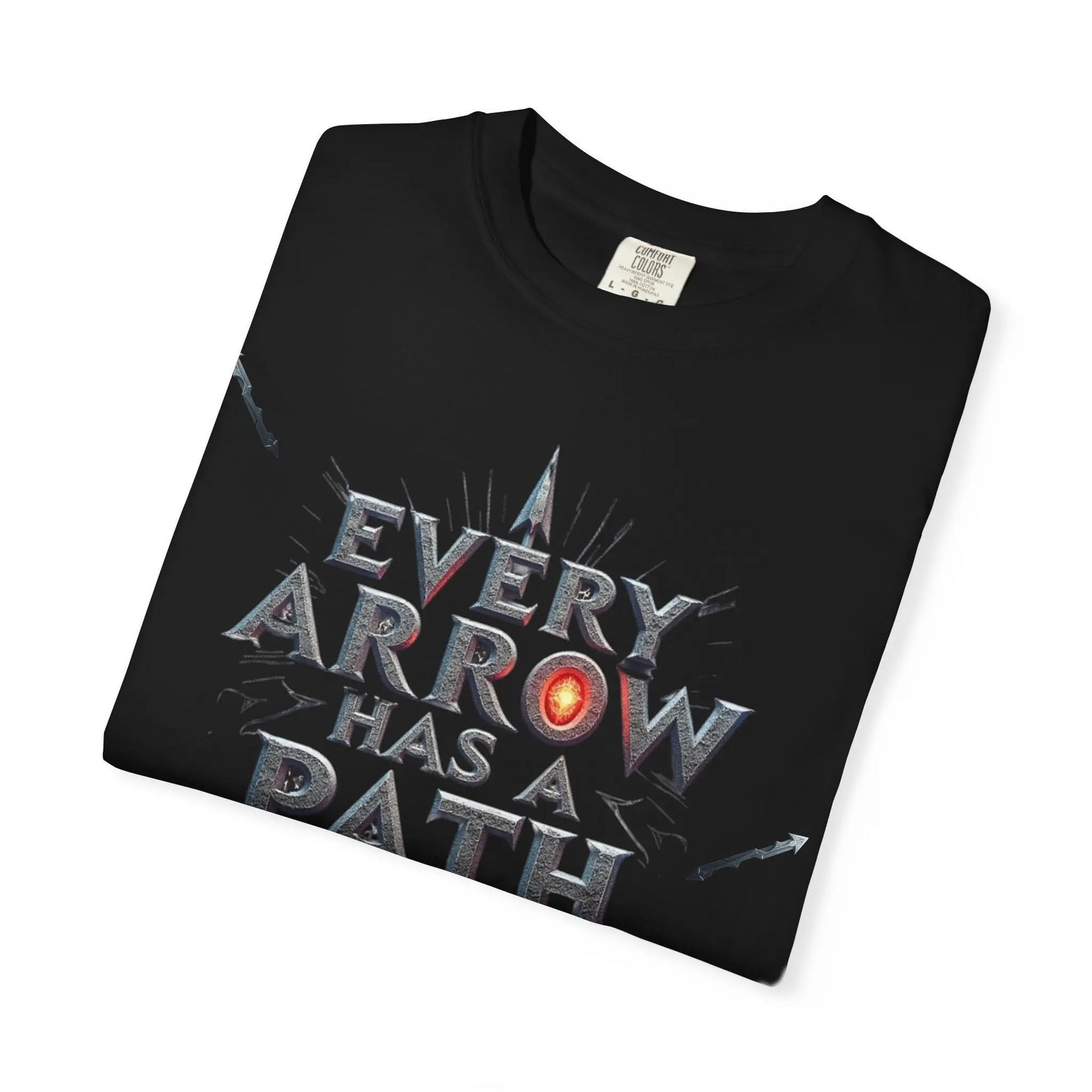 “Every Arrow Has a Path” Graphic Tee – Unisex Streetwear T-Shirt (True Navy) Every Arrow Has a Path