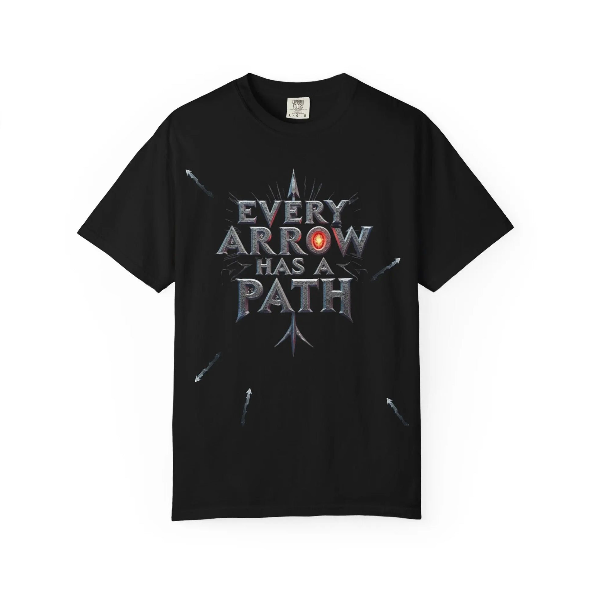 “Every Arrow Has a Path” Graphic Tee – Unisex Streetwear T-Shirt (True Navy) Every Arrow Has a Path