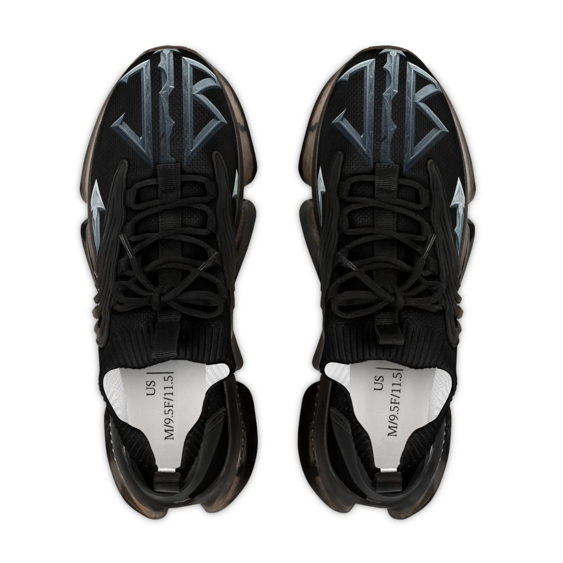 “House of JAB Logo Sneakers – Ambition Sneakers – Blackout & White Ice Editions House of JAB