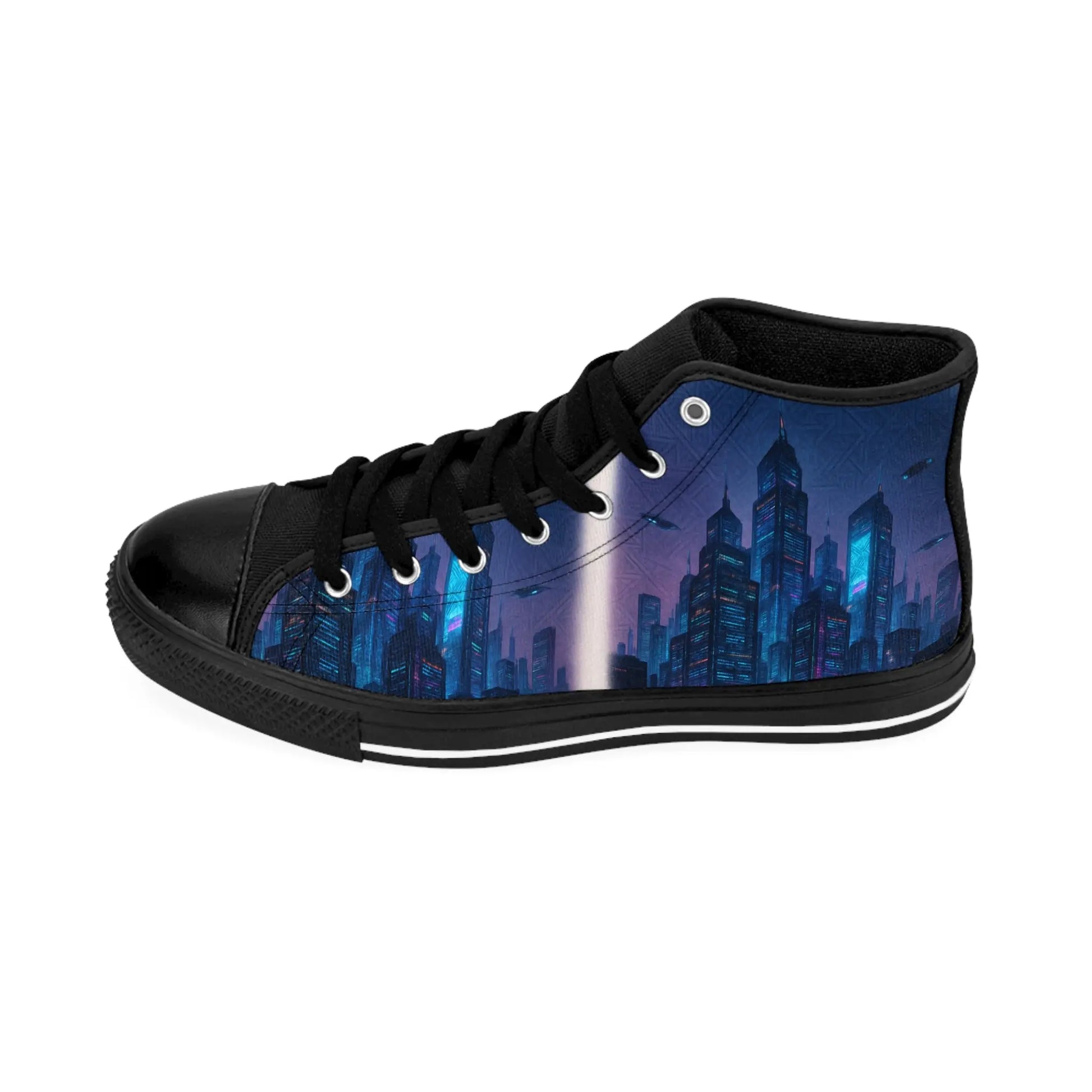 House of JAB - Night City High-Top Sneakers – Black Sole Edition House of JAB