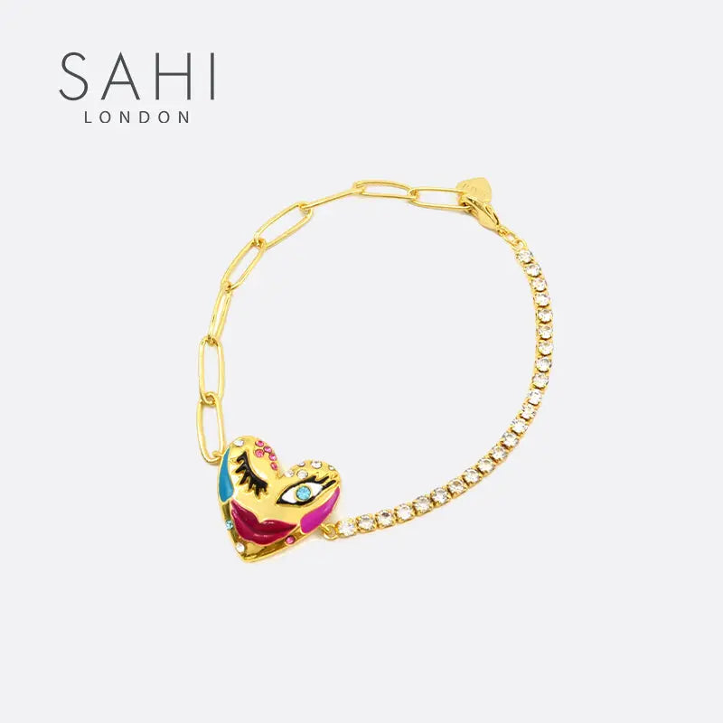 Sahi Love Affair Chain & Link Bracelet Sahi London