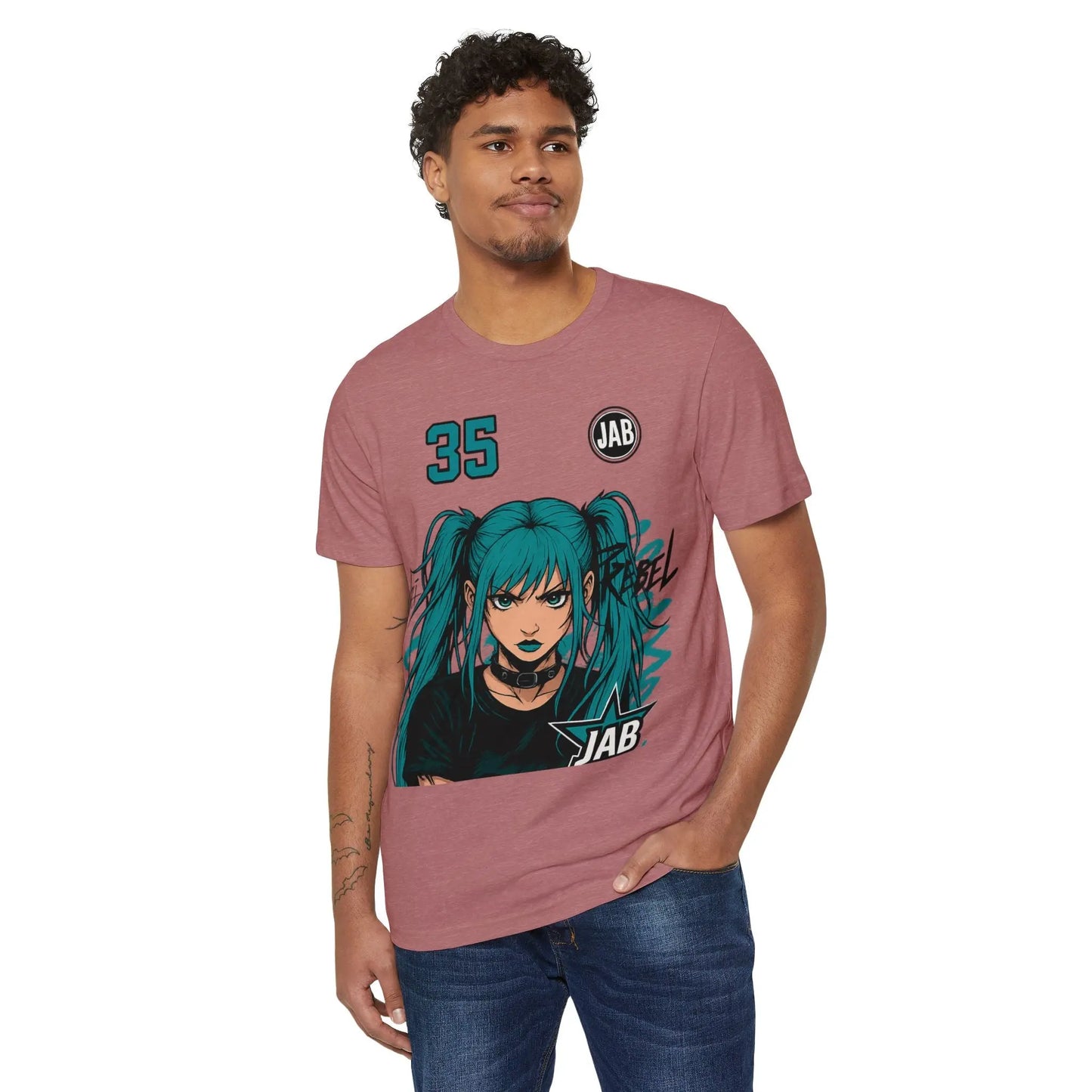 House of JAB Anime Streetwear Graphic Tee – Rebel Power Collection House of JAB