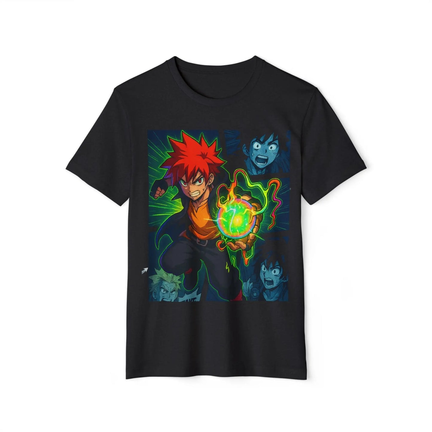 Energized Showdown Anime Graphic Tee – Unisex Streetwear Printify