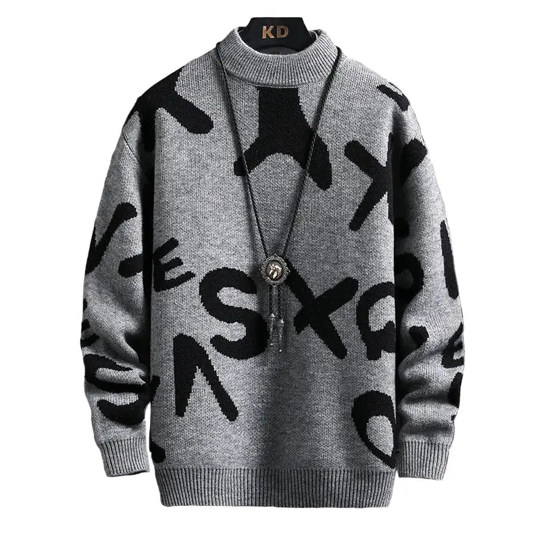 Men's Fashion Half Turtleneck Sweater Kenike