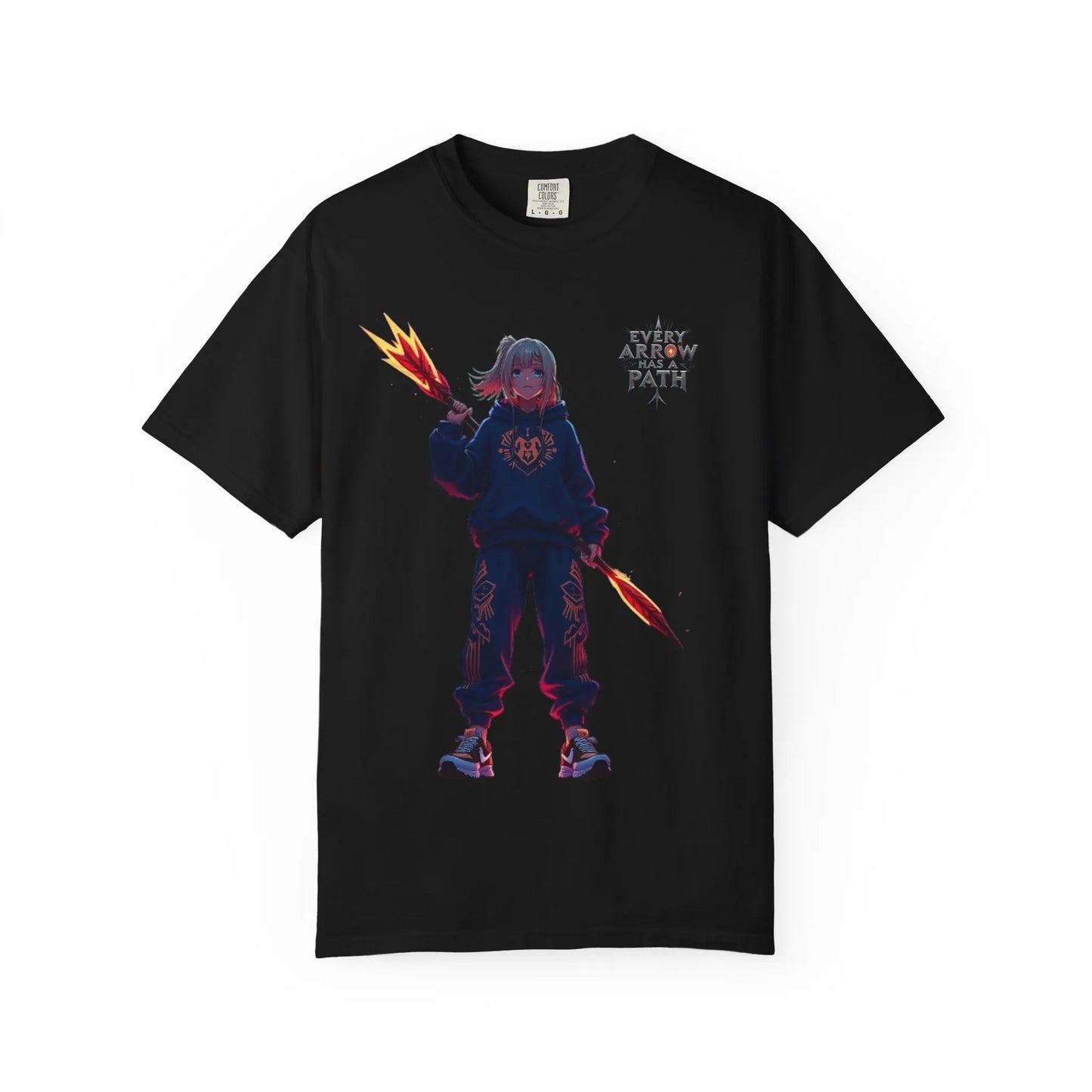 “Every Arrow Has a Path” Anime Warrior Tee Every Arrow Has a Path