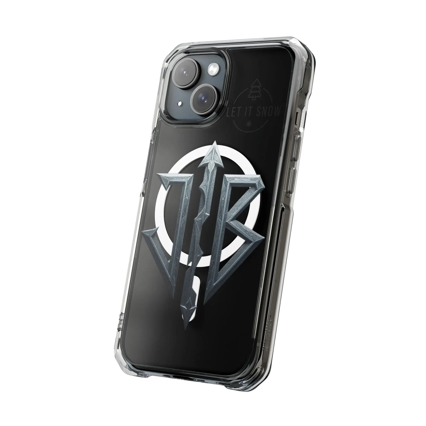 House of JAB Logo Magnetic Clear Phone Cases with Bold Design,  – Protective Streetwear Case for iPhone Printify