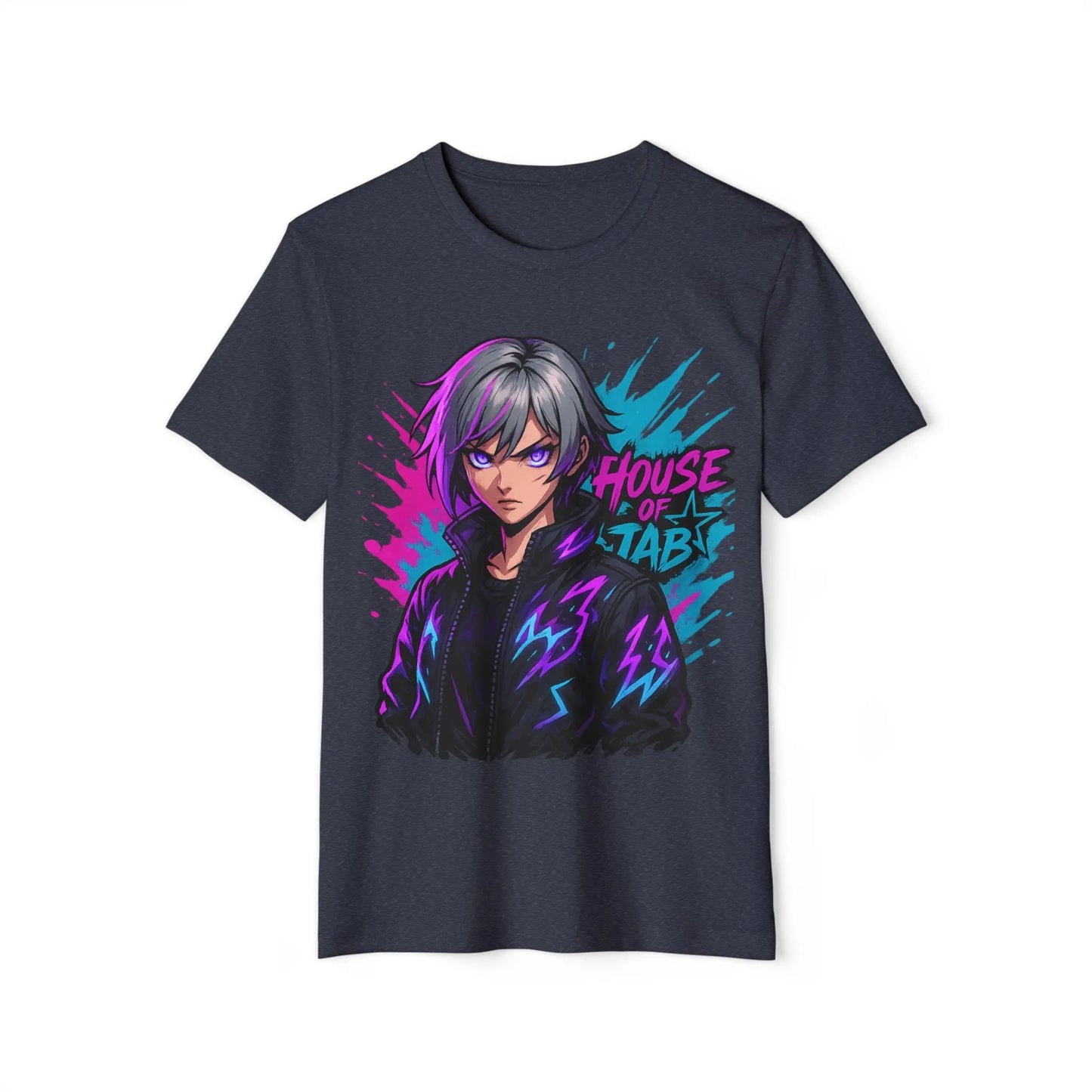 House of JAB Anime Tee – Neon Warrior Streetwear Printify