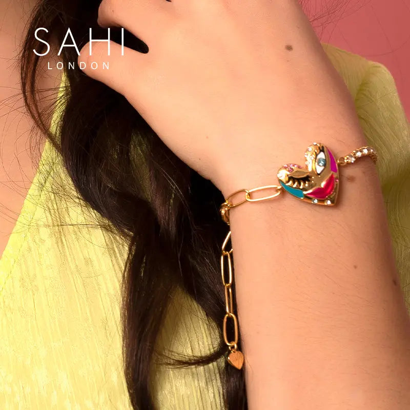 Sahi Love Affair Chain & Link Bracelet Sahi London