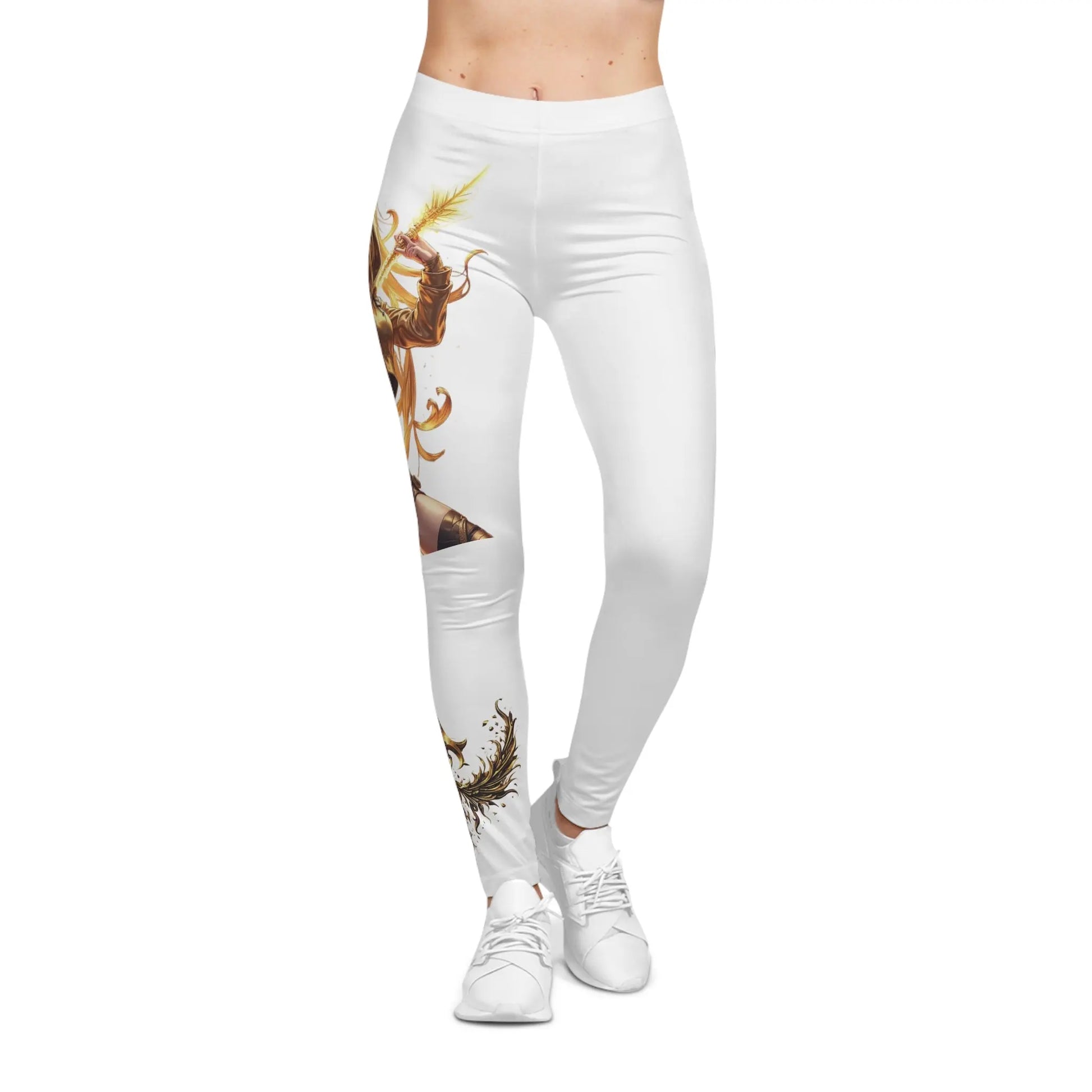House of JAB - Golden Warrior Anime Leggings – Epic Women’s Fitness & Streetwear House of JAB
