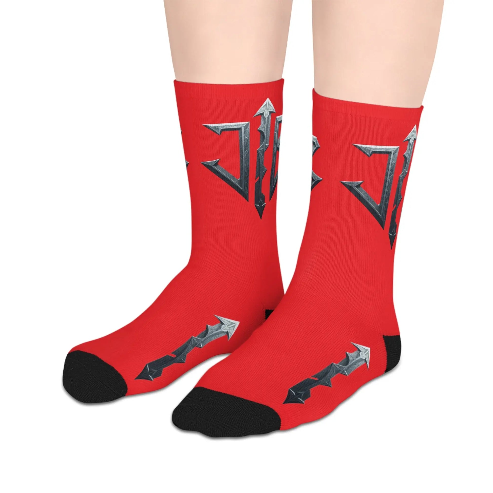 House of JAB, Logo Crew Socks – Red Edition House of JAB