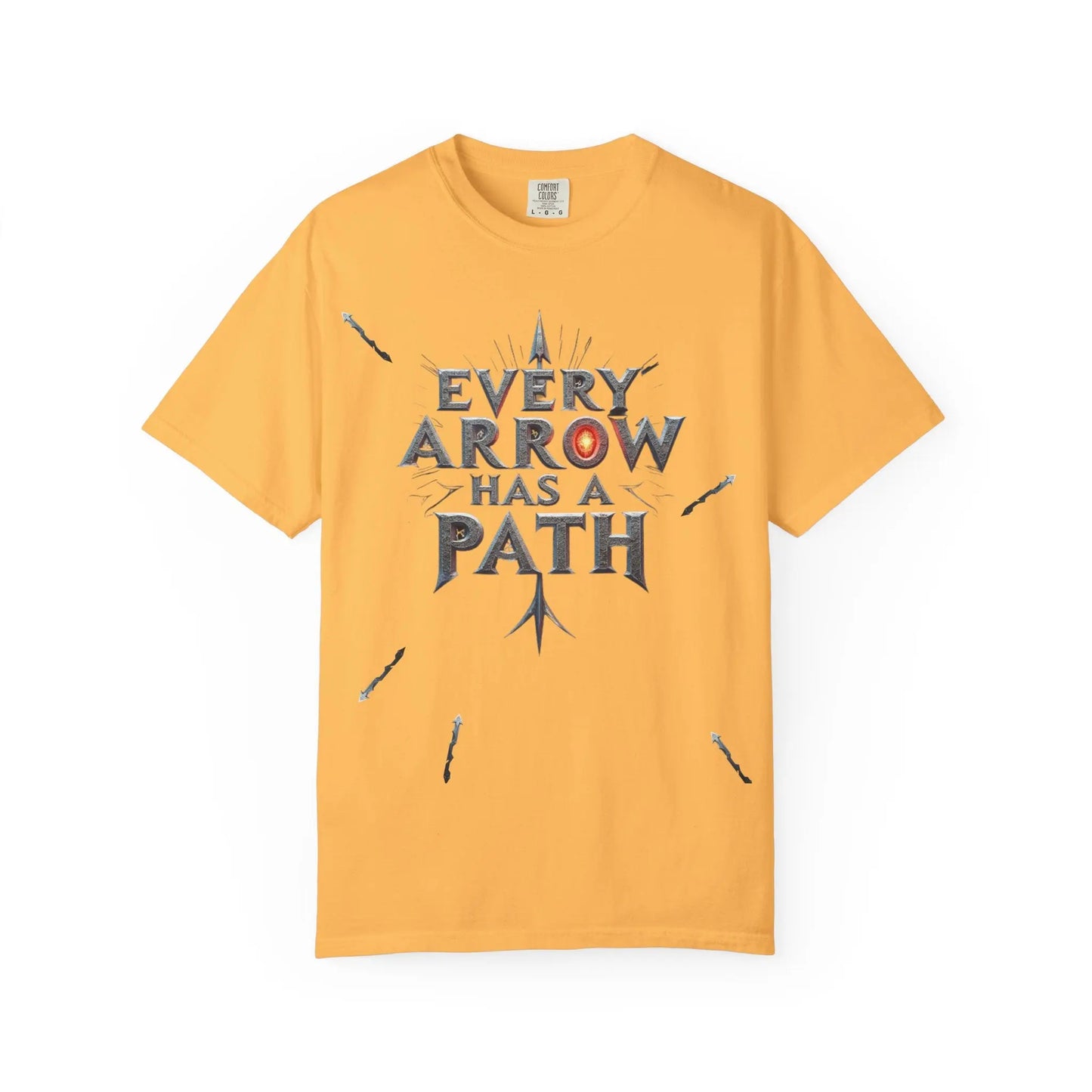“Every Arrow Has a Path” Graphic Tee – Unisex Streetwear T-Shirt (True Navy) Every Arrow Has a Path
