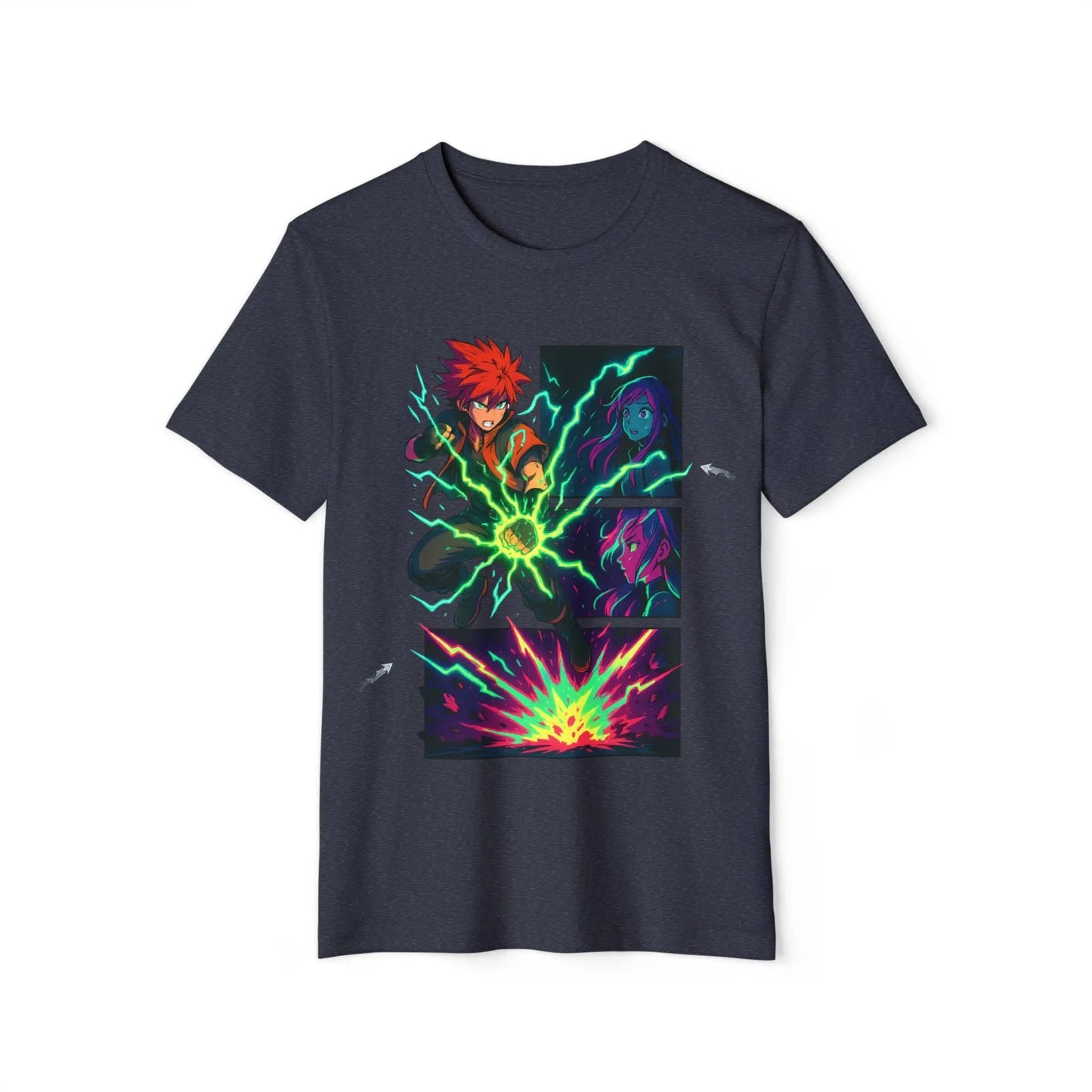 Voltage Clash Anime Graphic Tee – Unisex Streetwear House of JAB