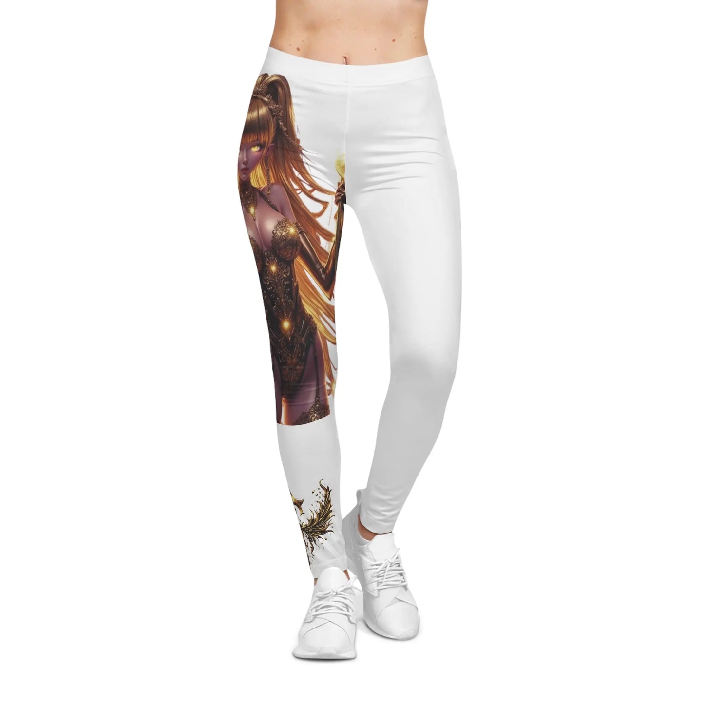 House of JAB - Golden Anime Goddess Leggings – Flirty Warrior Edition House of JAB