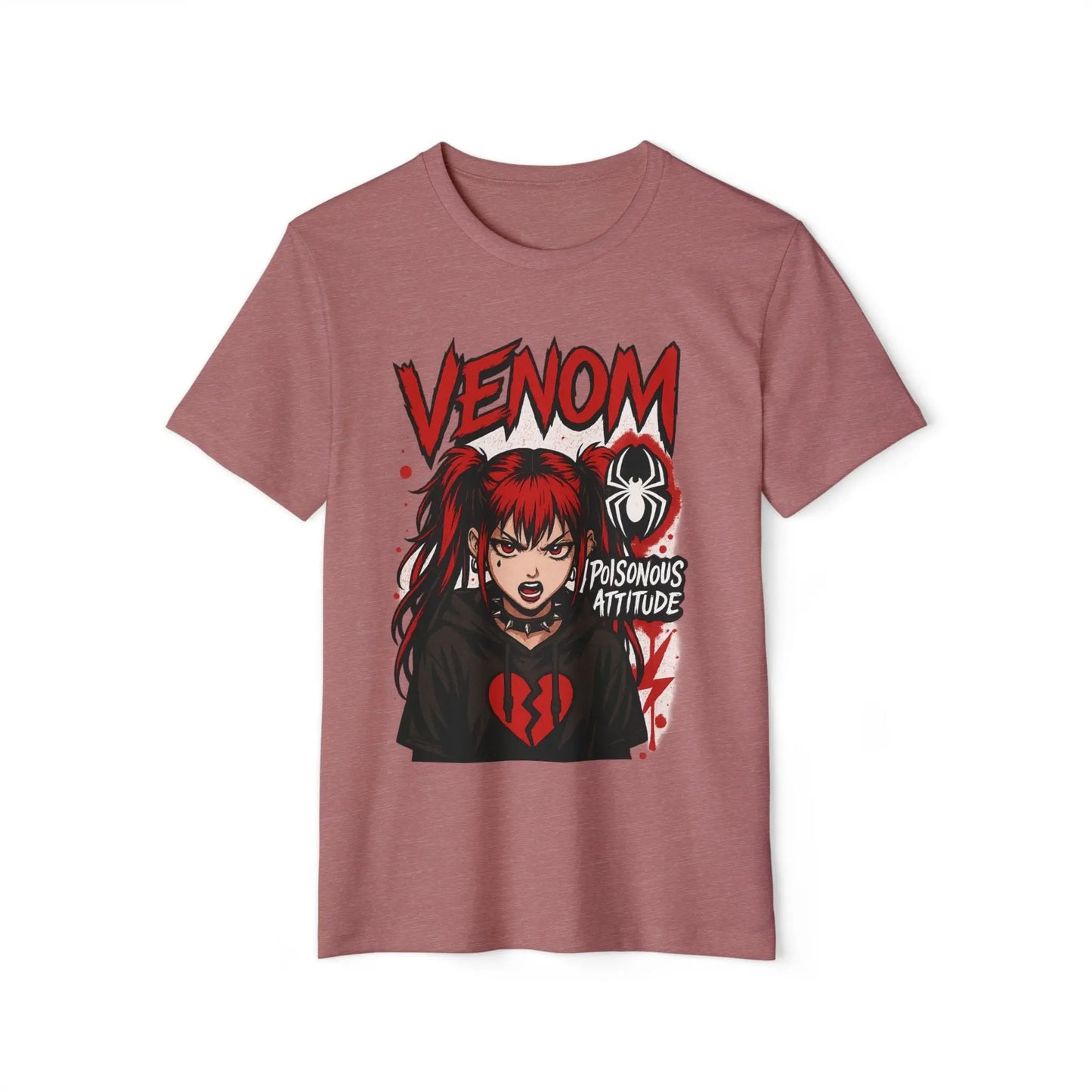 HouseofJAB Venom "Poisonous Attitude" Anime Graphic Tee House of JAB