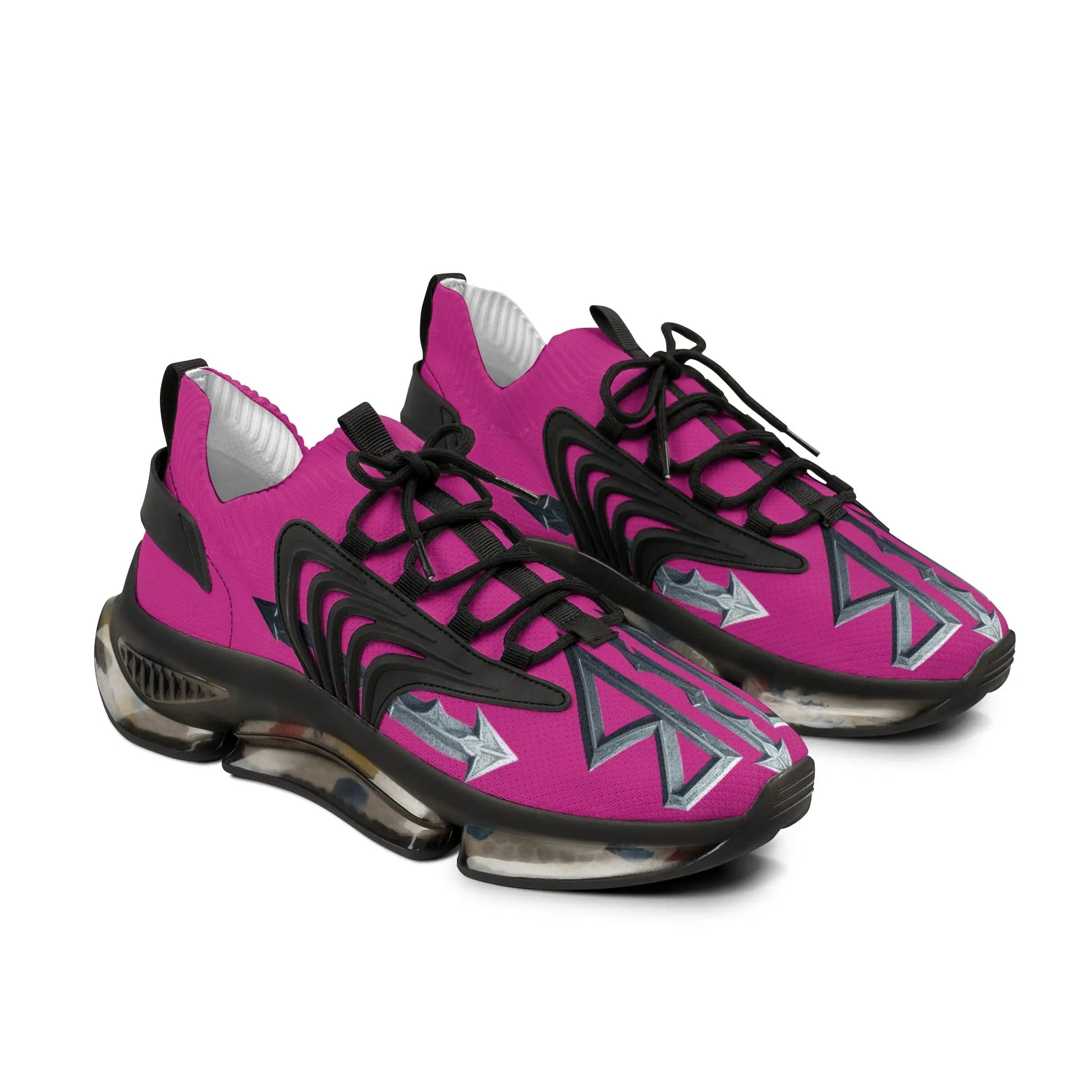 House of JAB “Royal Magenta” Statement Sneakers – Black Sole Edition House of JAB