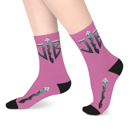 House of JAB, Pink Logo Socks – Streetwear Collection House of JAB