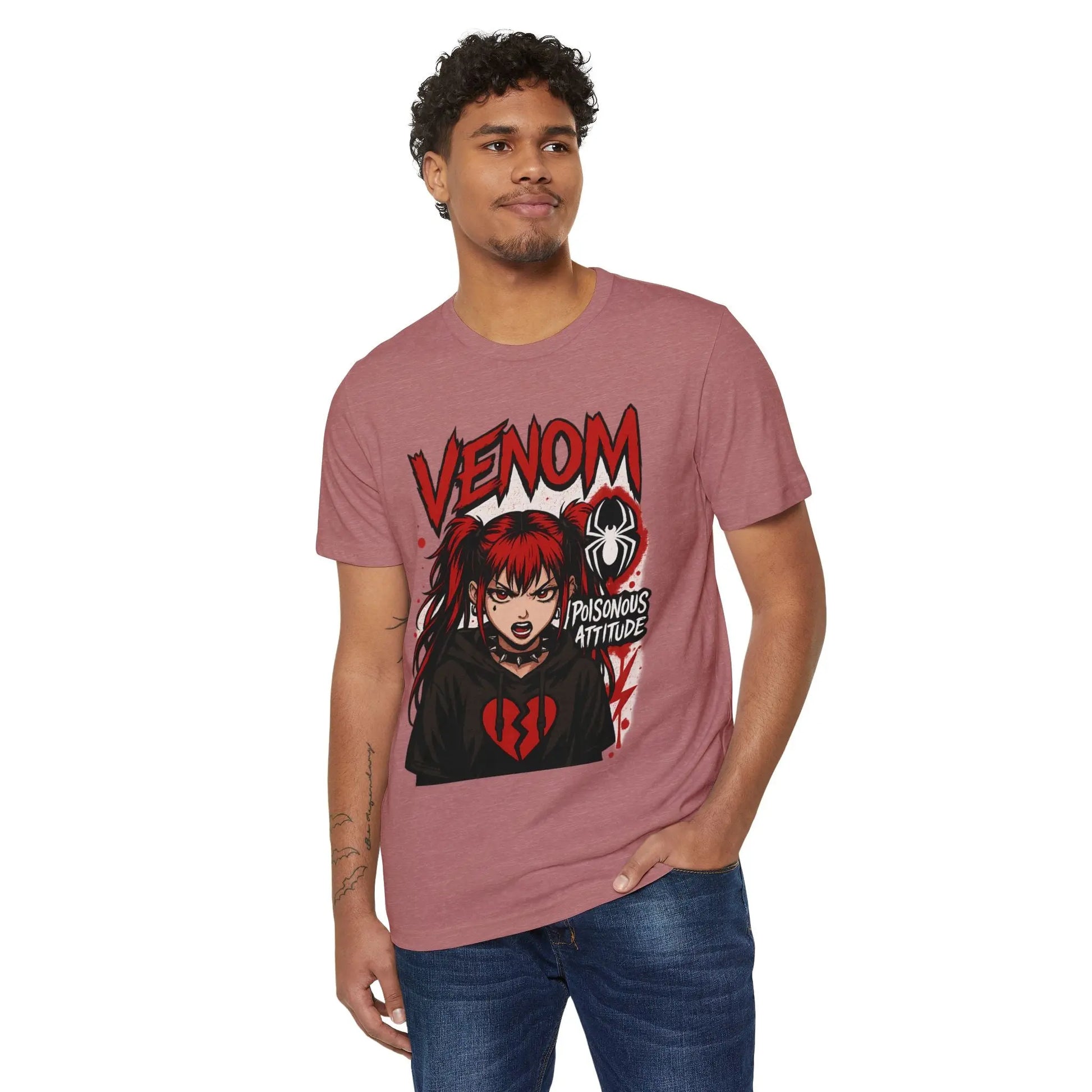 HouseofJAB Venom "Poisonous Attitude" Anime Graphic Tee House of JAB