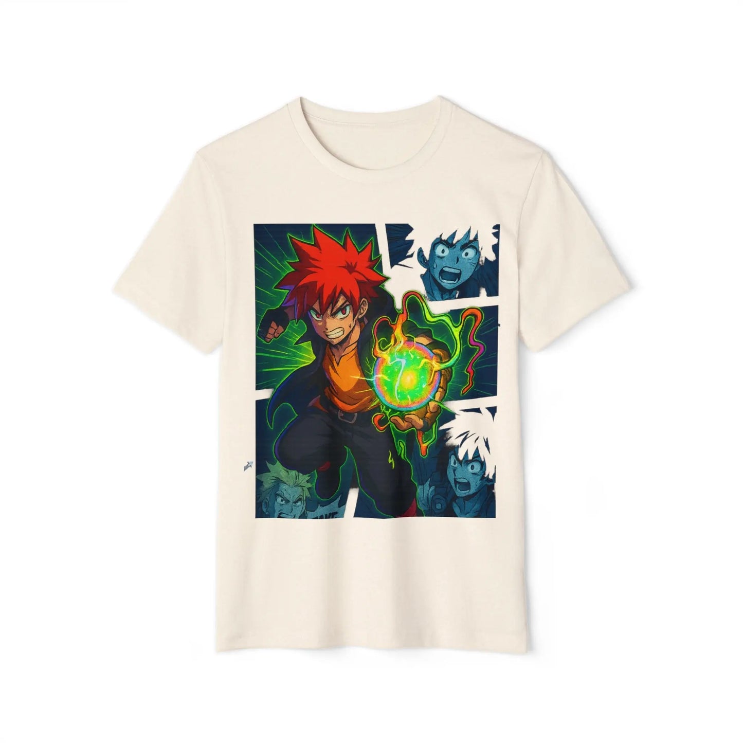 Energized Showdown Anime Graphic Tee – Unisex Streetwear Printify