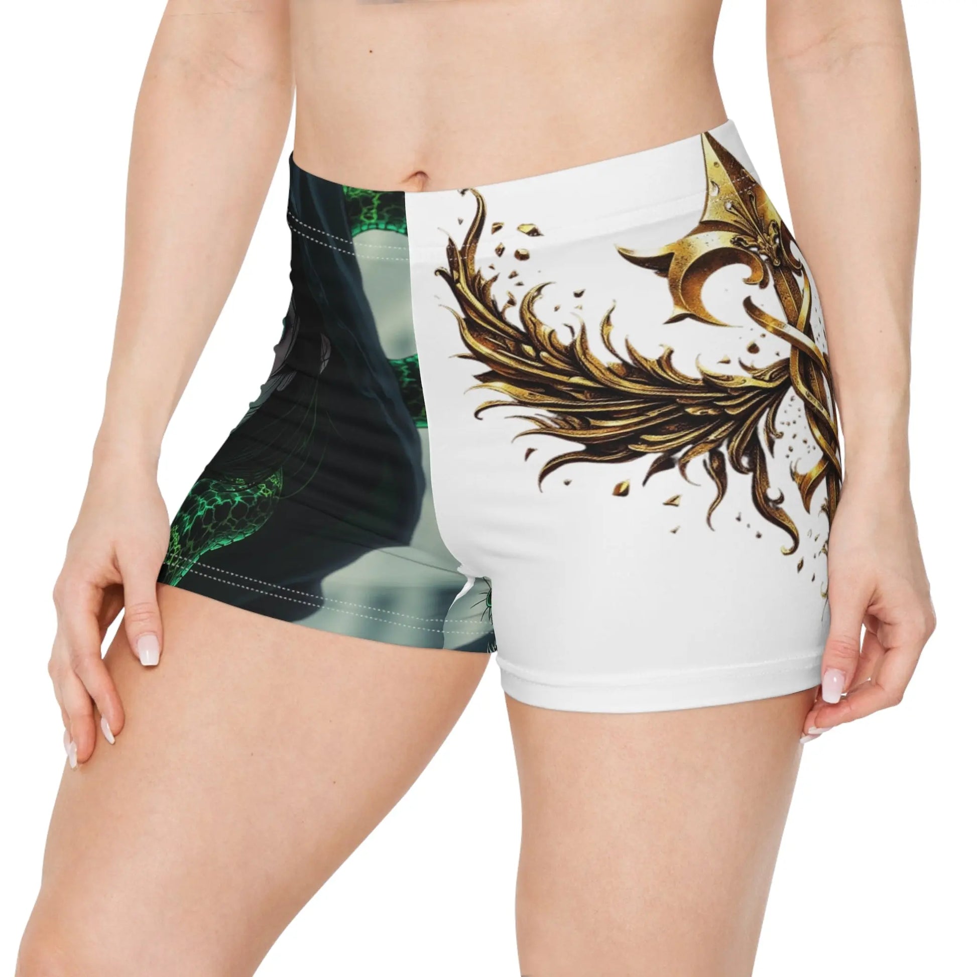 House of Jab Gothic Snake & Gold Emblem Shorts – Limited Edition House of JAB