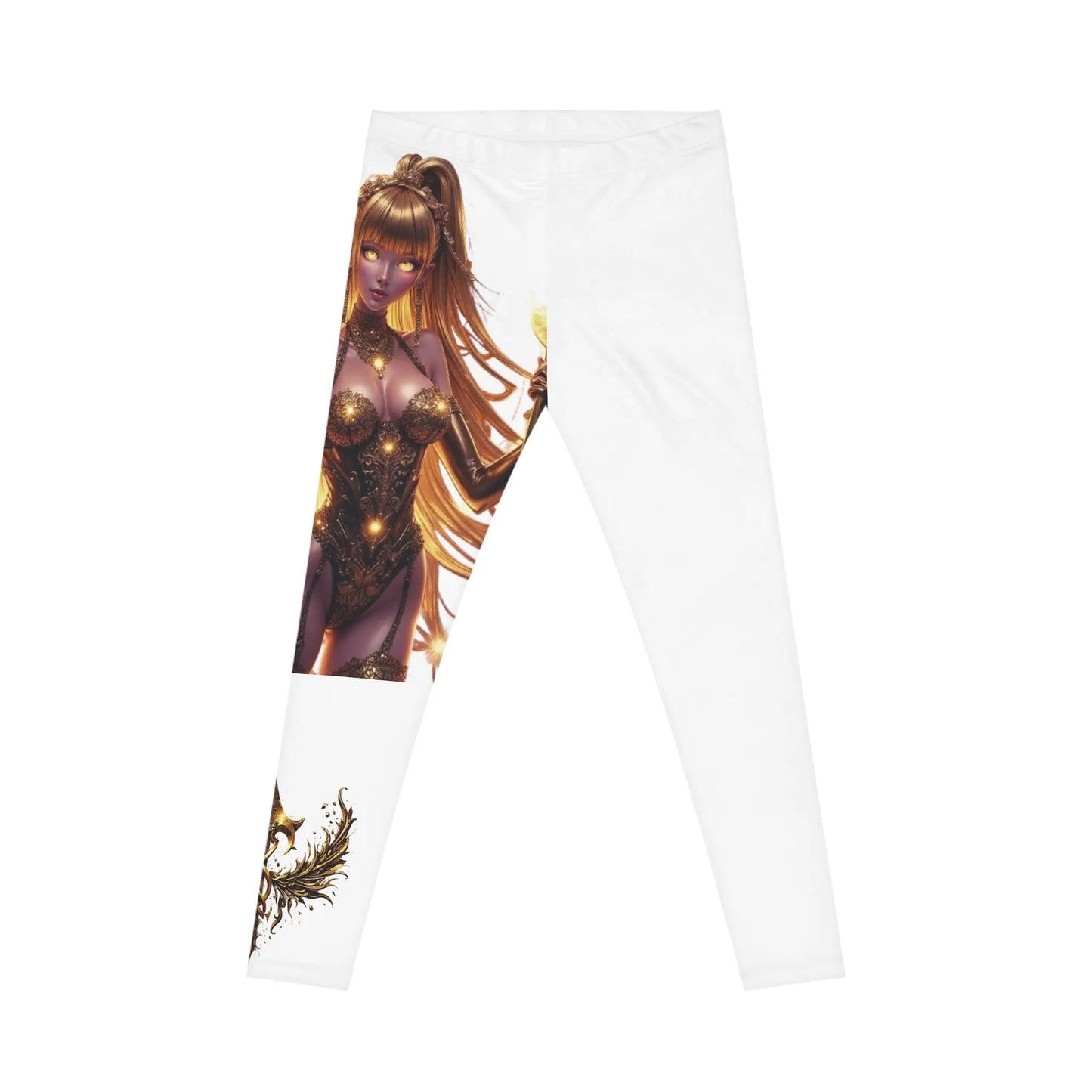 House of JAB - Golden Anime Goddess Leggings – Flirty Warrior Edition House of JAB