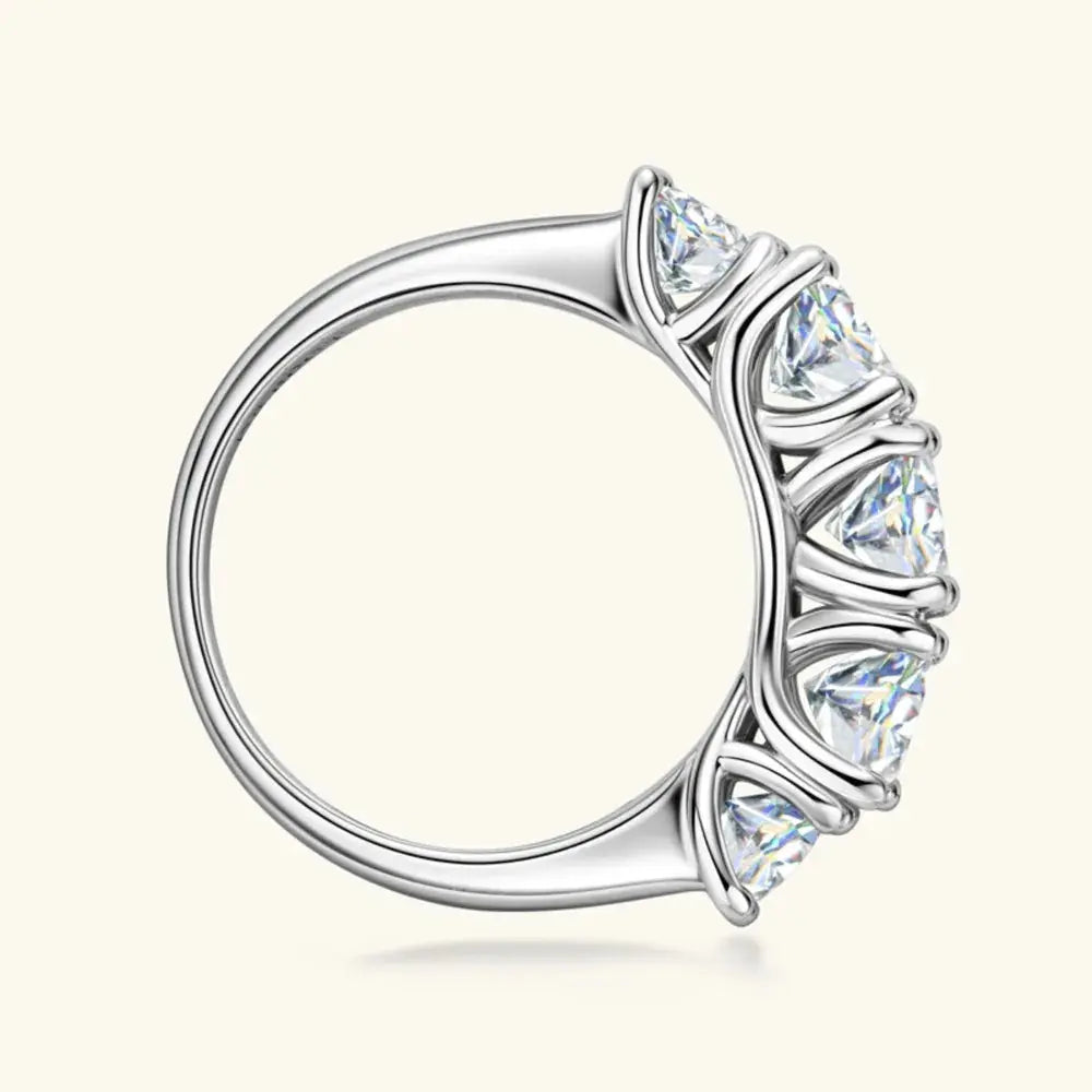 3.6 Carat Moissanite 925 Sterling Silver Ring Pleasures and Sins