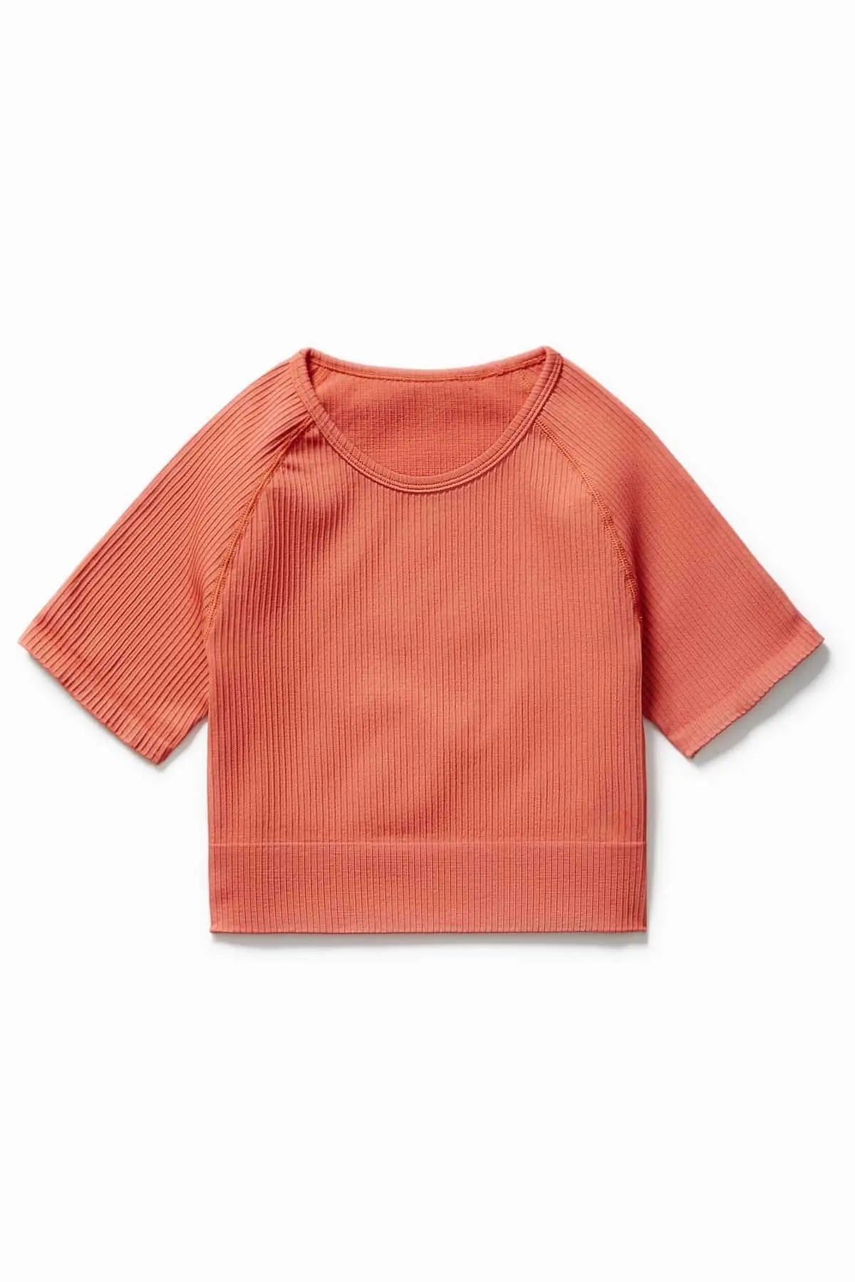 Ribbed Seamless Crop Tee IMLND