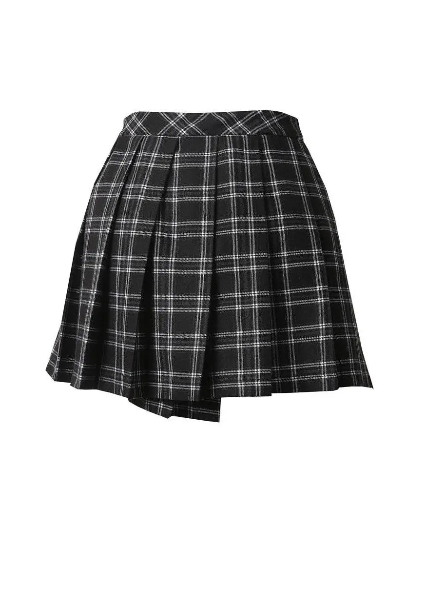Dark In Love Leah Goth Tartan Mini Skirt Kate's Clothing