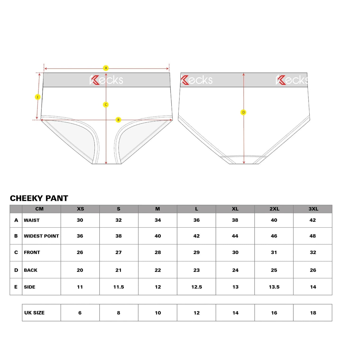 Black Modal Cheeky Kecks