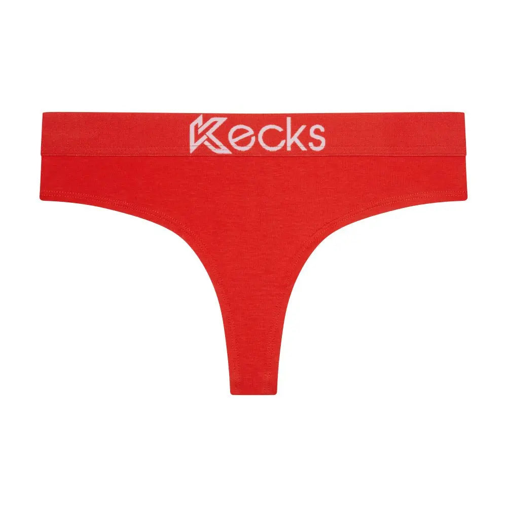 Red Modal Thong Kecks